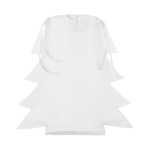 Tree Shaped Non-woven Gift Bag - 30216 WHTWHT Blank Tree Shaped Non-woven Gift Bag - 30216 WHTWHT Blank