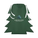 Tree Shaped Non-woven Gift Bag - 30216 GRNWHT Colorbrite Tree Shaped Non-woven Gift Bag - 30216 GRNWHT Colorbrite