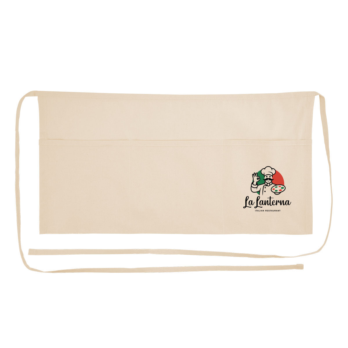 100% Cotton Half Apron 1