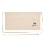 100% Cotton Half Apron - 3927 NAT Embroidery 100% Cotton Half Apron - 3927 NAT Embroidery