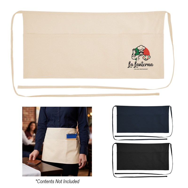 100% Cotton Half Apron 1 100% Cotton Half Apron 1