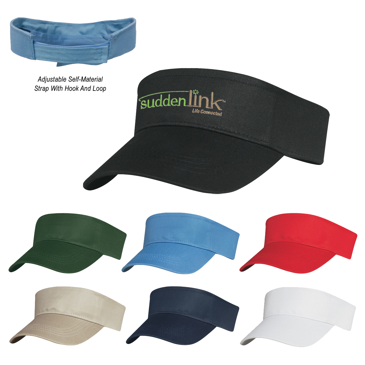 Cotton Twill Visor 1