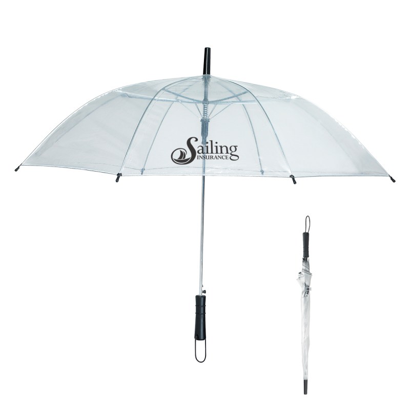 46" Arc Clear Umbrella 1 46" Arc Clear Umbrella 1