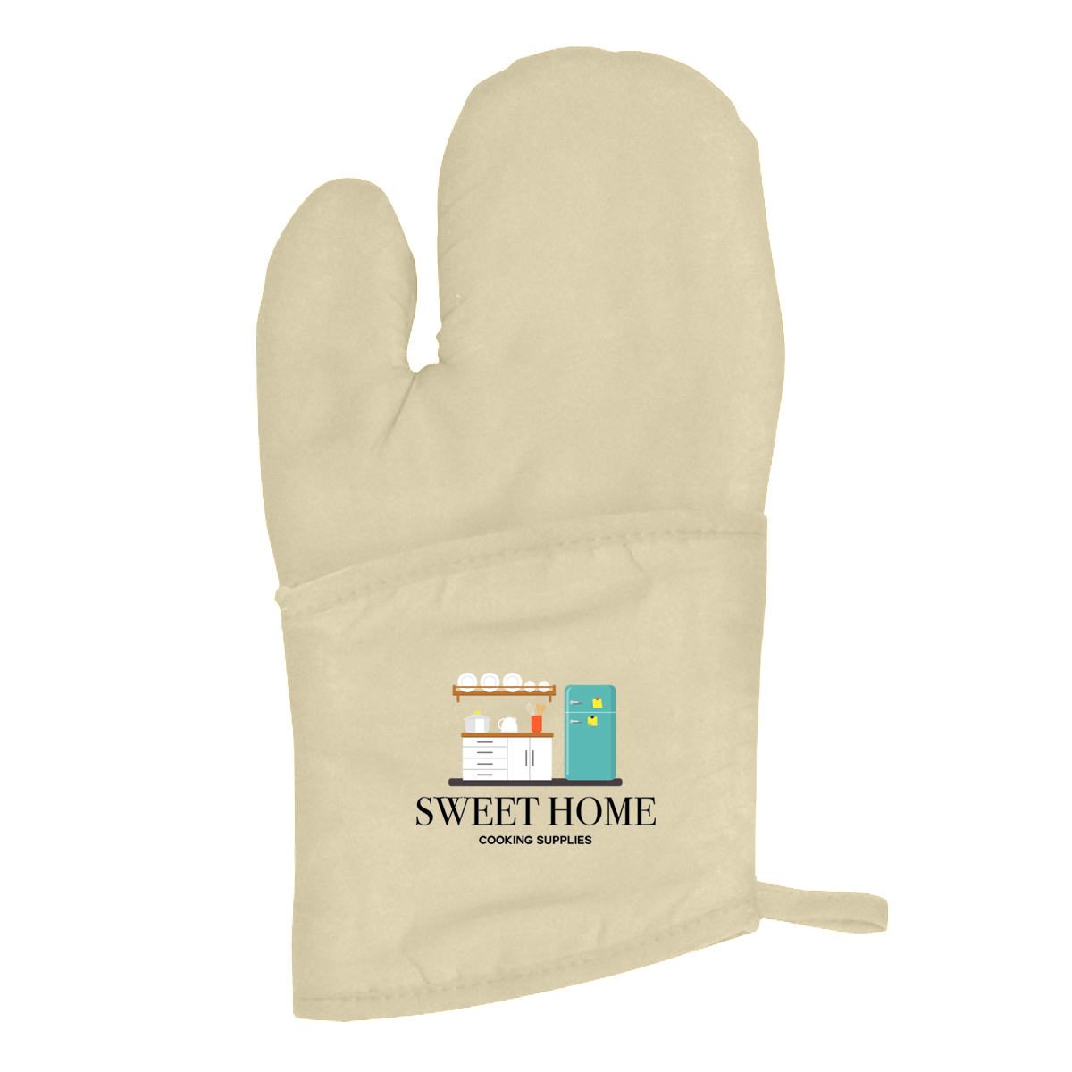 Quilted Cotton Canvas Oven Mitt 1
