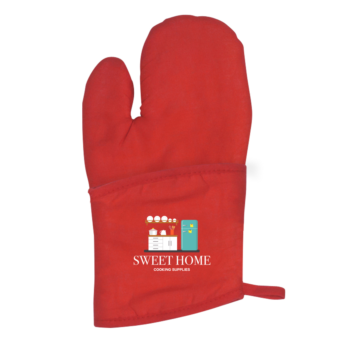 Quilted Cotton Canvas Oven Mitt 1
