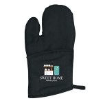 Quilted Cotton Canvas Oven Mitt - 9002 BLK Colorbrite Quilted Cotton Canvas Oven Mitt - 9002 BLK Colorbrite