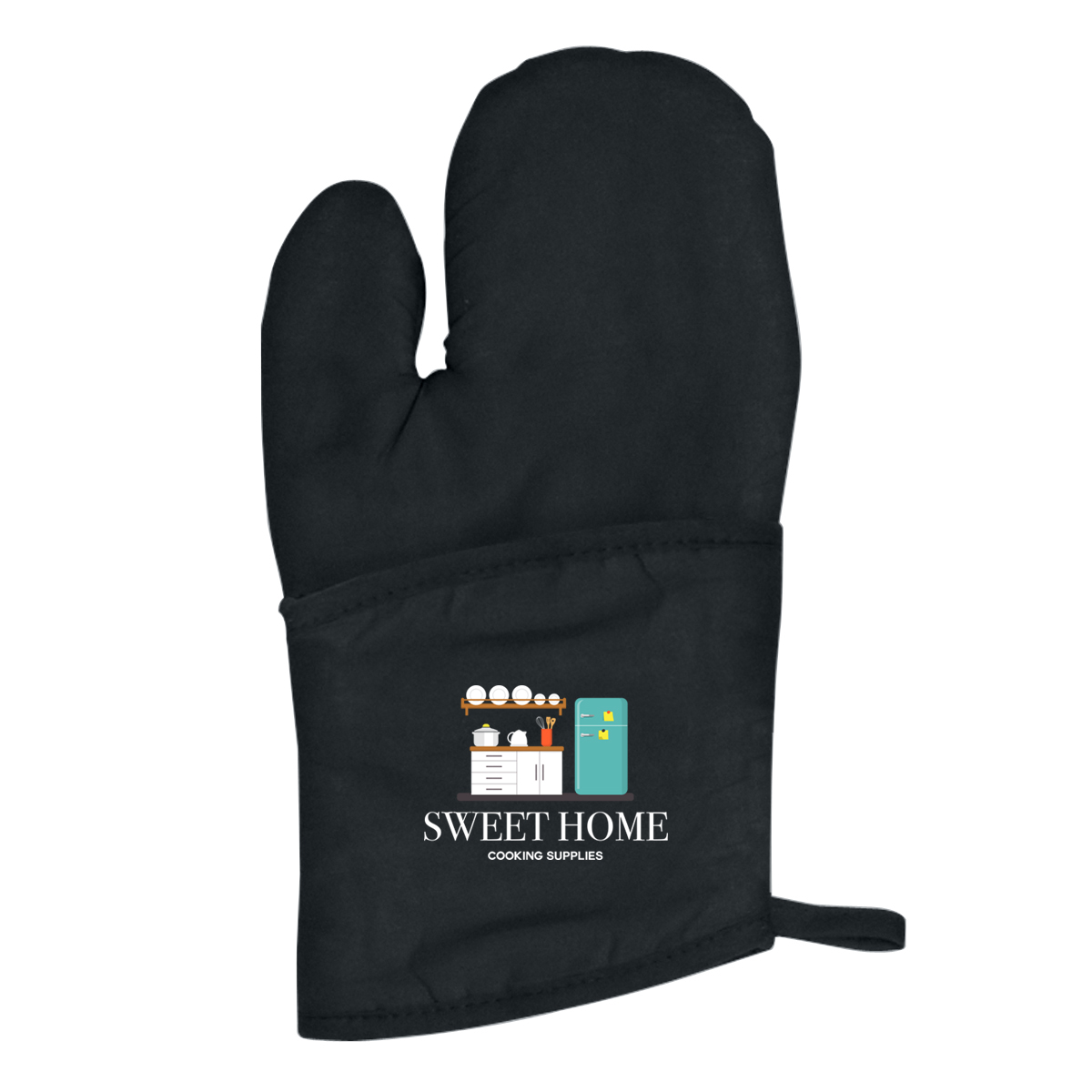 Quilted Cotton Canvas Oven Mitt 1
