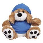 8 1/2" Big Paw Dog - 1202 dog pink b 8 1/2" Big Paw Dog - 1202 dog pink b