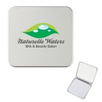 Compact Mirror With Dual Magnification - 7504 SIL Silkscreen Compact Mirror With Dual Magnification - 7504 SIL Silkscreen