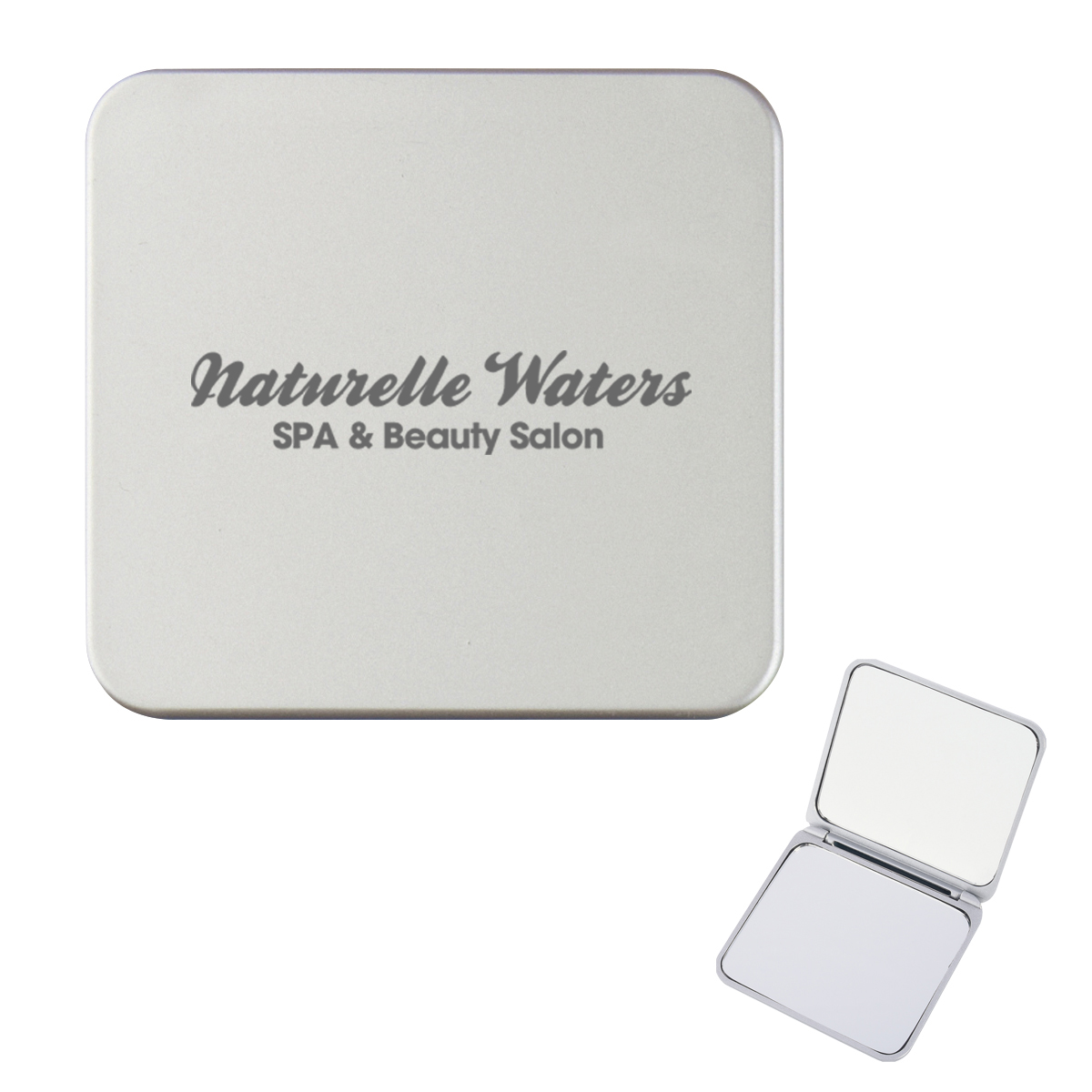 Compact Mirror With Dual Magnification 1