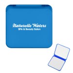 Compact Mirror With Dual Magnification - 7504 TRNBLU Inset Compact Mirror With Dual Magnification - 7504 TRNBLU Inset