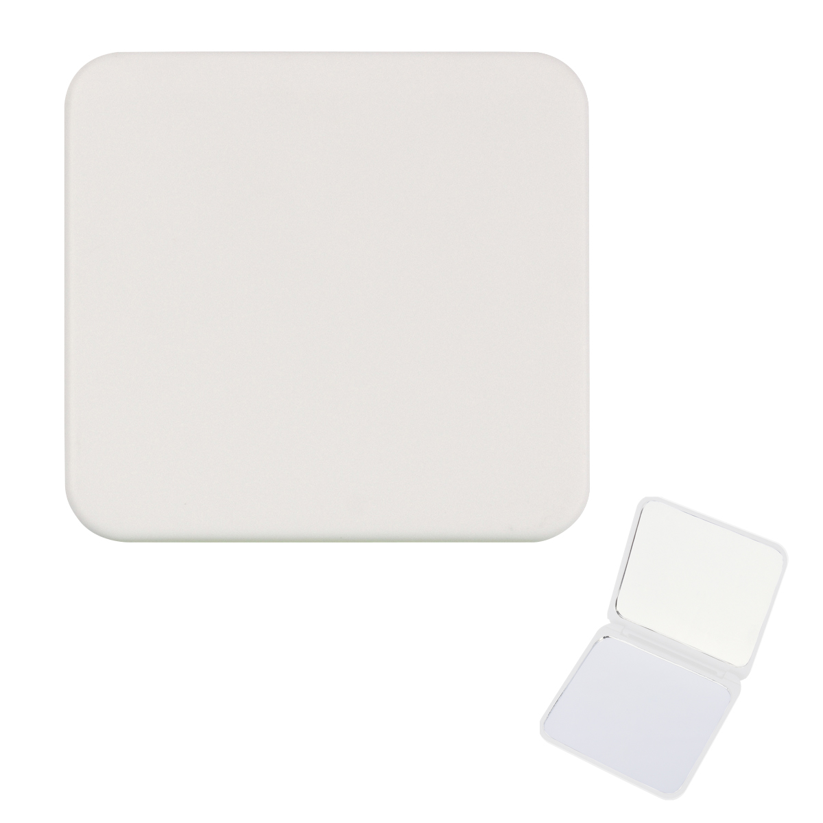 Compact Mirror With Dual Magnification 1