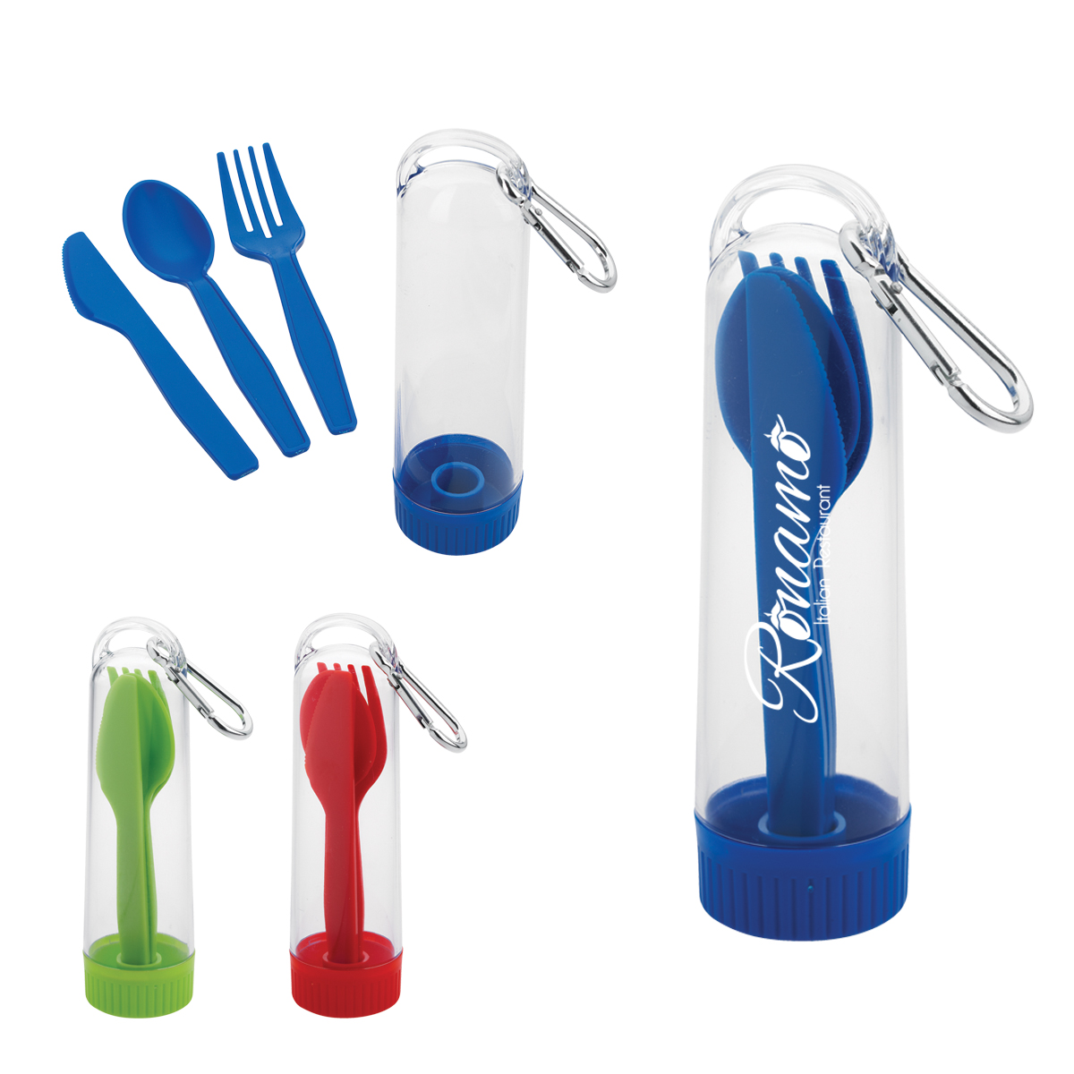 Utensil Kit With Carabiner 1