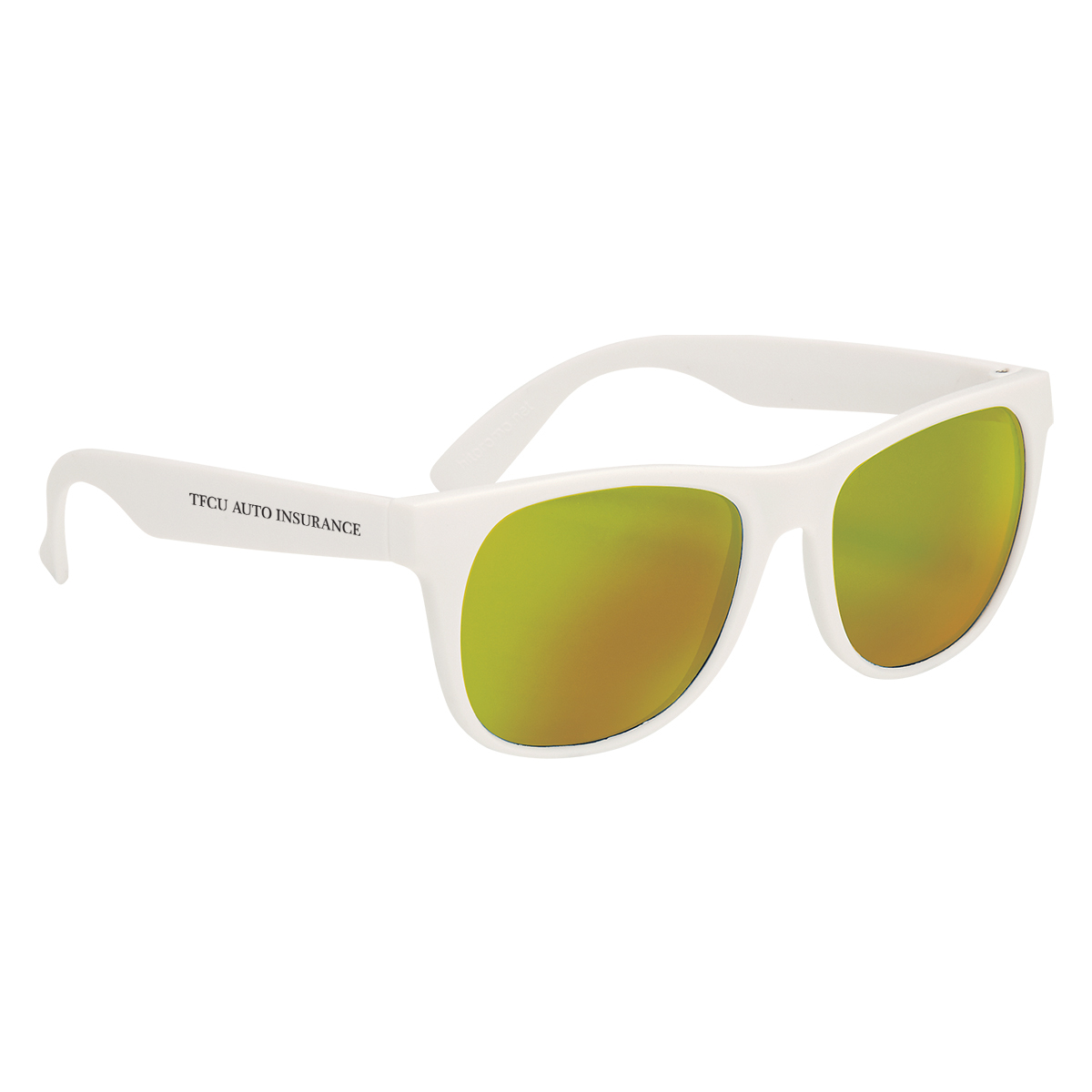 Rubberized Mirrored Sunglasses 1