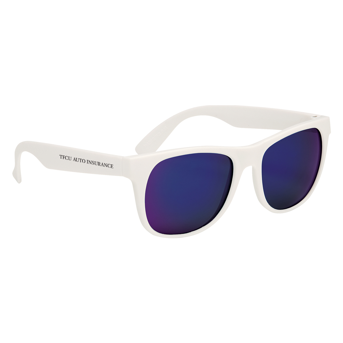 Rubberized Mirrored Sunglasses 1
