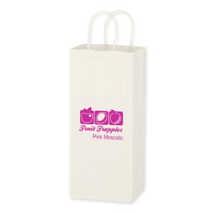 Kraft Paper White Wine Bag - 5.25" X 13" 1 Kraft Paper White Wine Bag - 5.25" X 13" 1