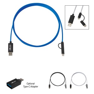 3-in-1 10 Ft. Braided Charging Cable 1 3-in-1 10 Ft. Braided Charging Cable 1