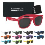 Aws Velvet Touch Malibu Sunglasses With Pouch & Hang Tag 1 Aws Velvet Touch Malibu Sunglasses With Pouch & Hang Tag 1