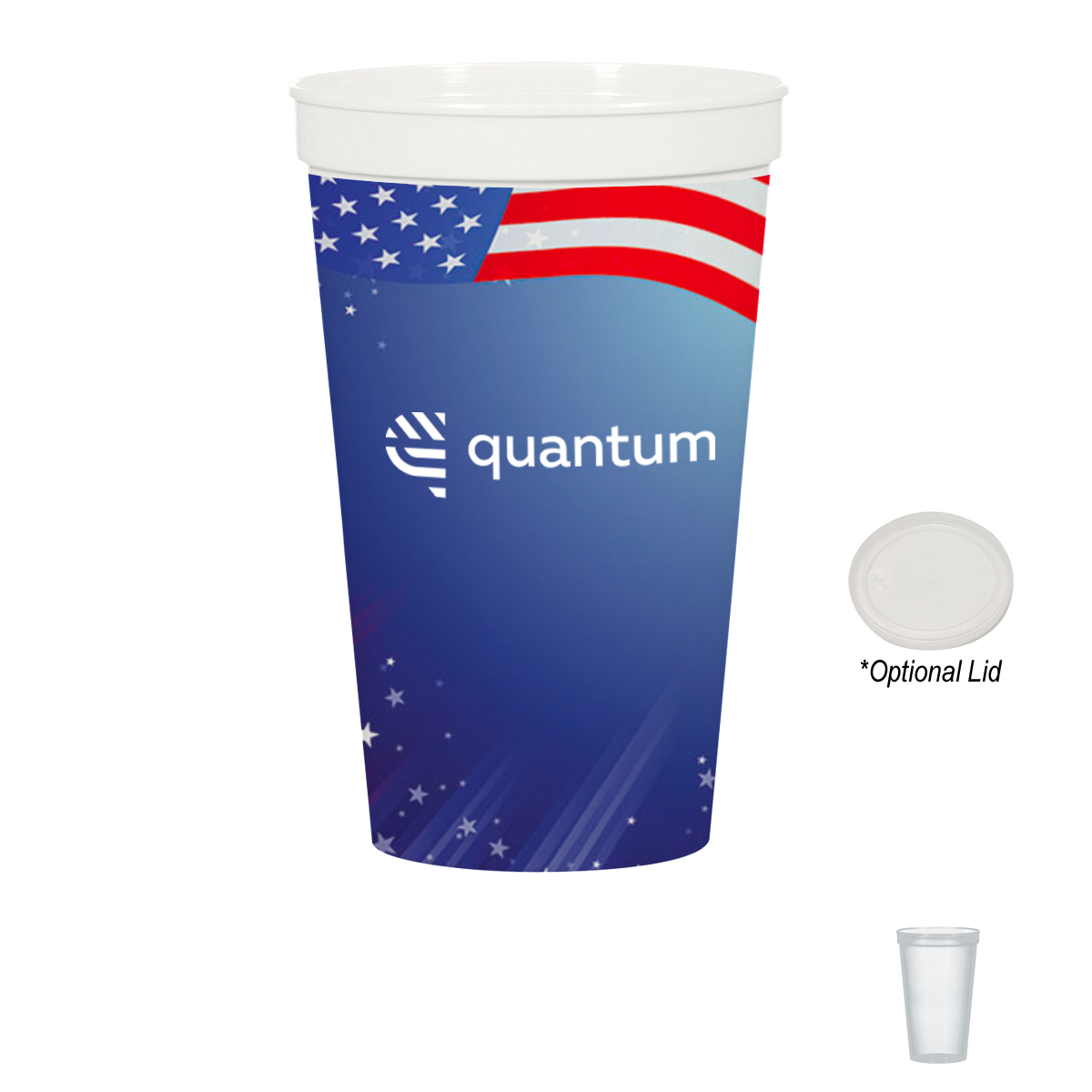 22 Oz. Full Color Big Game Stadium Cup 1