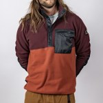 Mountain Standard Homegrown Fleece Pullover - MS1009 RedWine Patch Mountain Standard Homegrown Fleece Pullover - MS1009 RedWine Patch