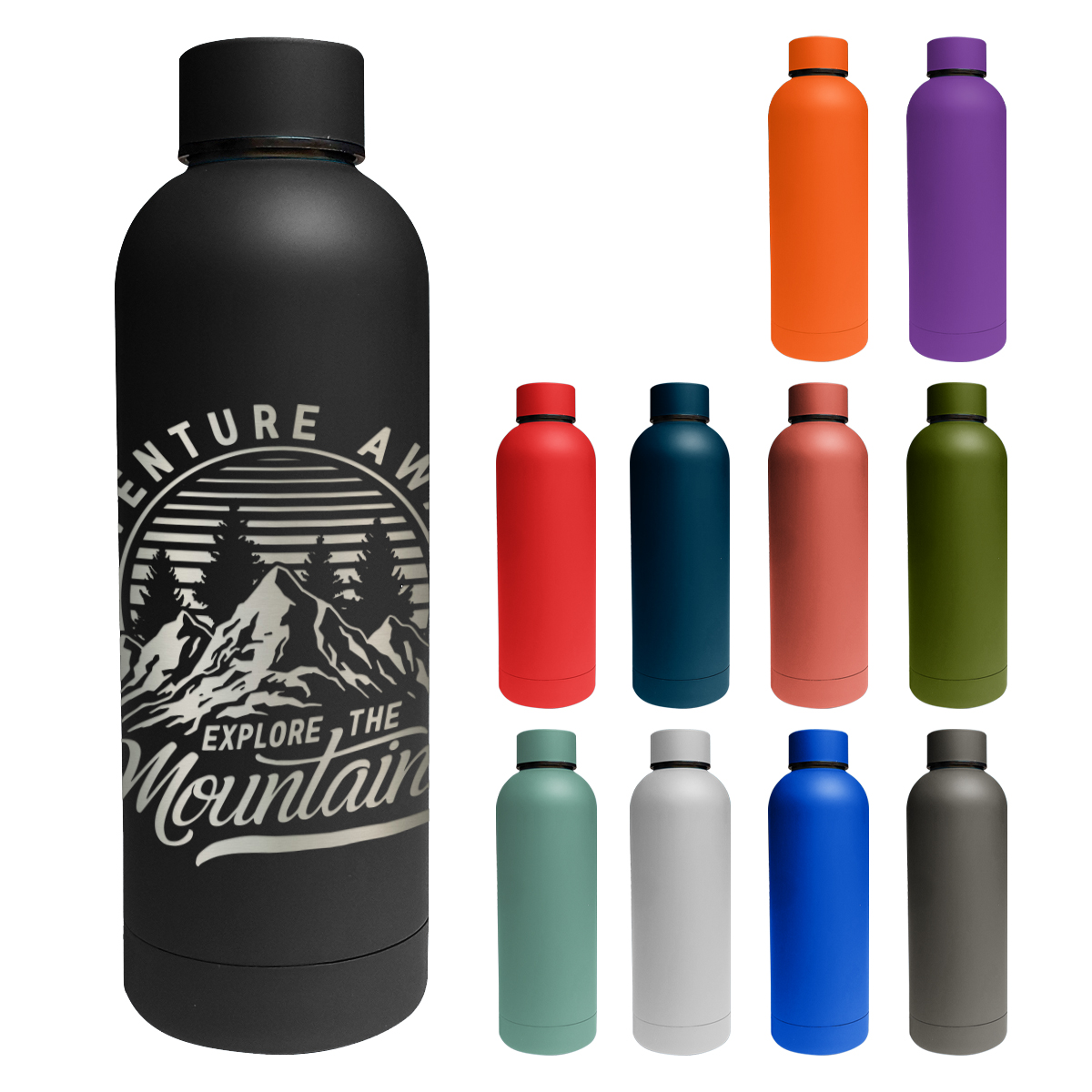 17 Oz. Full Laser Blair Stainless Steel Bottle 1
