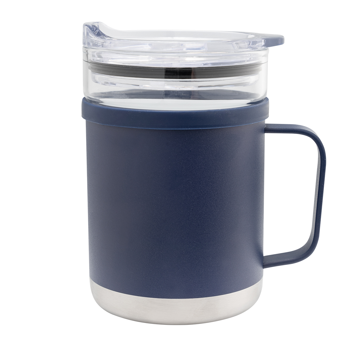 15 Oz. Glass & Stainless Steel Mug 1