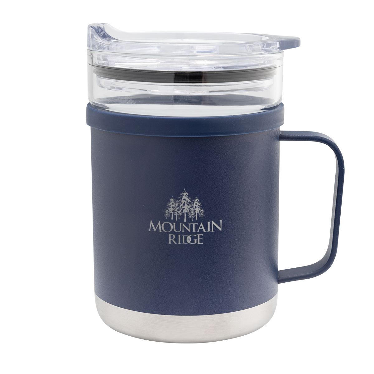 15 Oz. Glass & Stainless Steel Mug 1