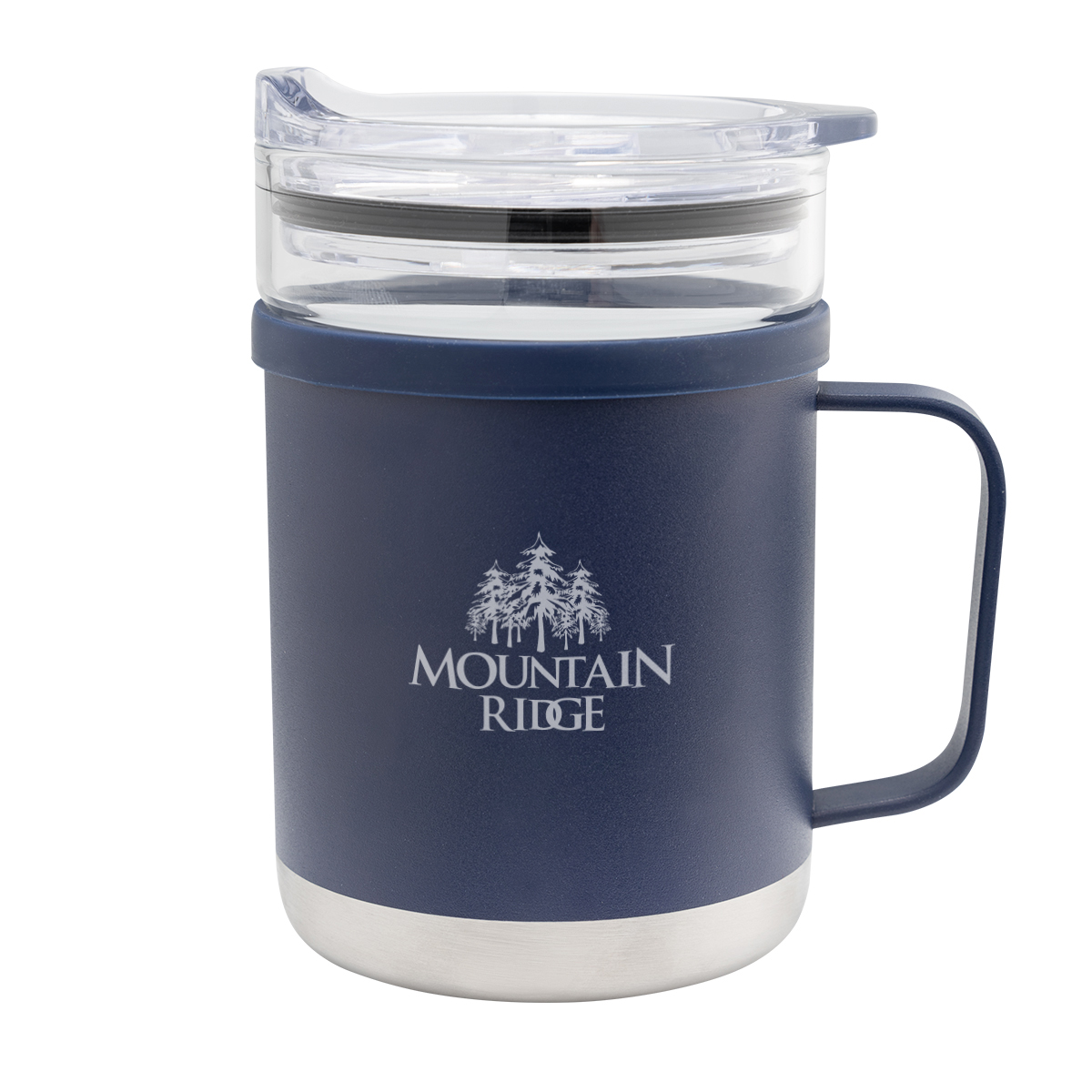 15 Oz. Glass & Stainless Steel Mug 1