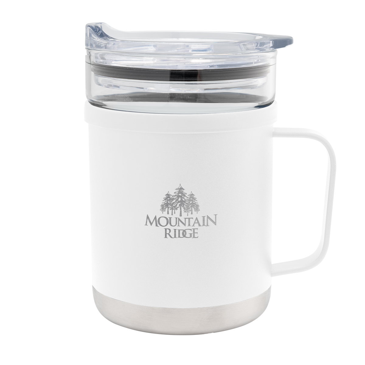 15 Oz. Glass & Stainless Steel Mug 1