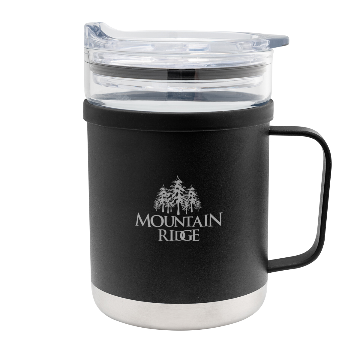 15 Oz. Glass & Stainless Steel Mug 1