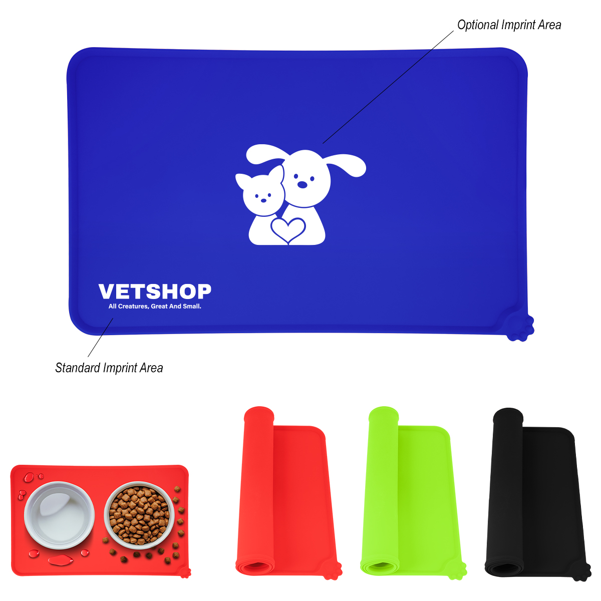 Silicone Pet Food Place Mat 1