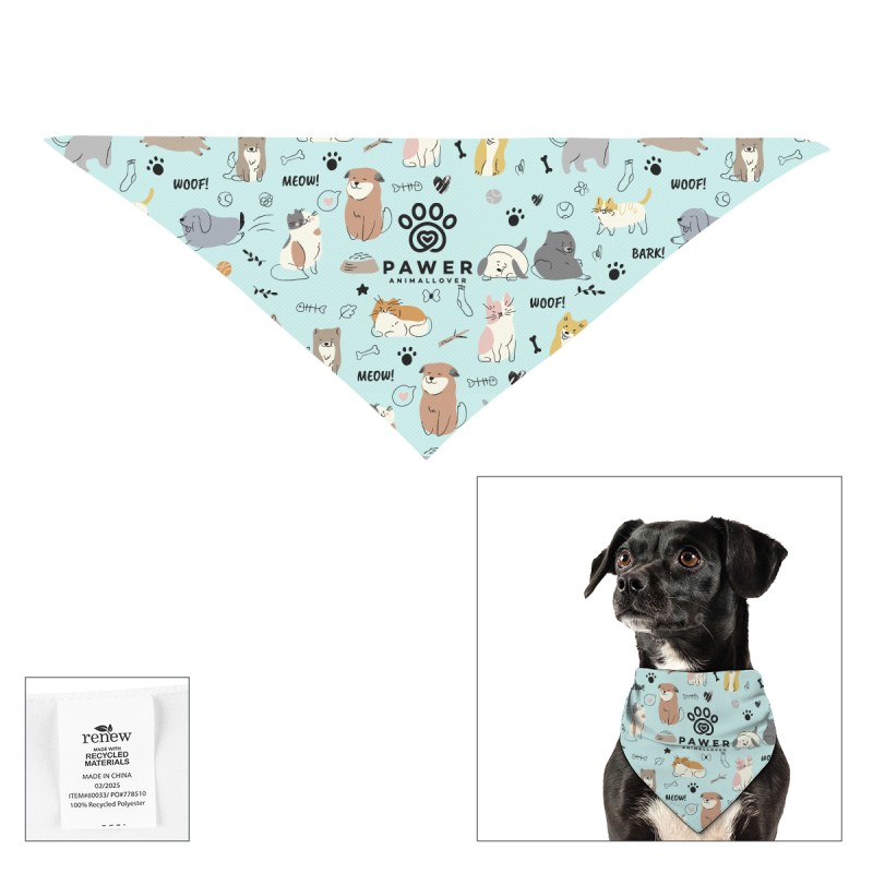 Full Color Small Triangle Rpet Pet Bandana 1 Full Color Small Triangle Rpet Pet Bandana 1