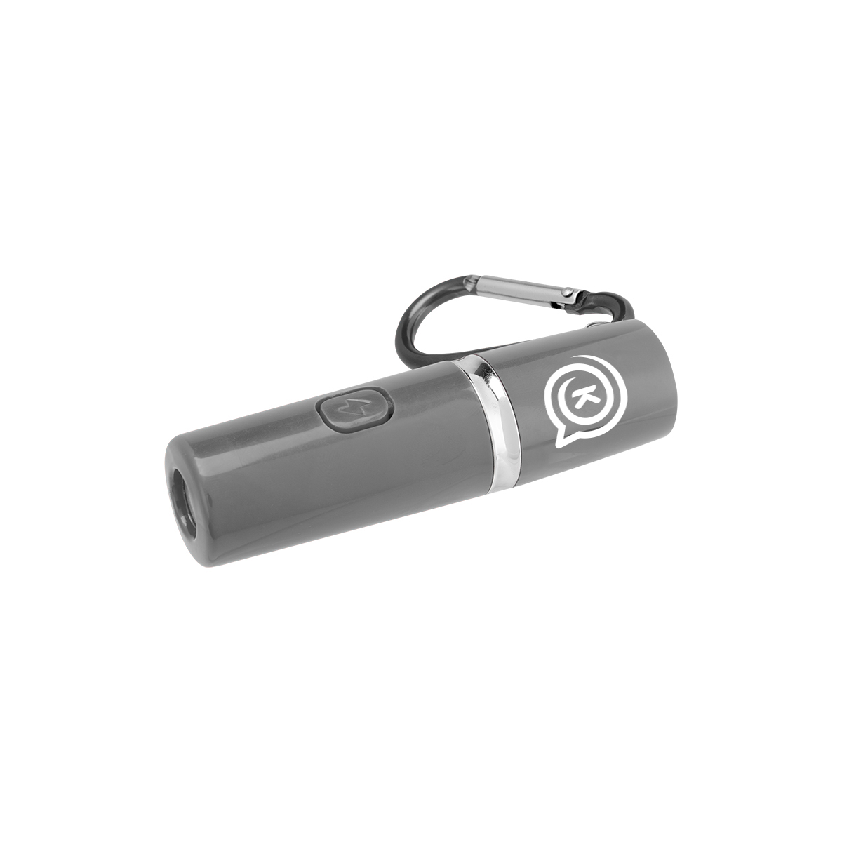 Rechargeable Portable Alarm And Flashlight With Carabiner Attachment 1