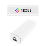 Ul Listed 5,000 Mah Rabs Power Bank - 25342 WHT Digibrite Ul Listed 5,000 Mah Rabs Power Bank - 25342 WHT Digibrite