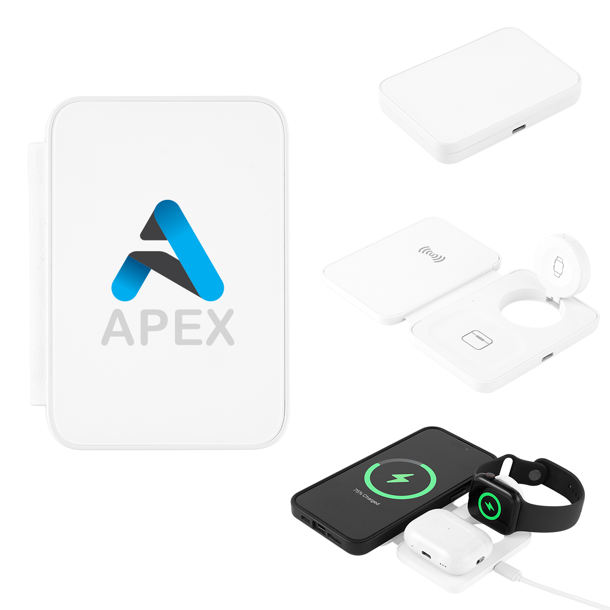 Flip & Fold Wireless Multi-charger 1