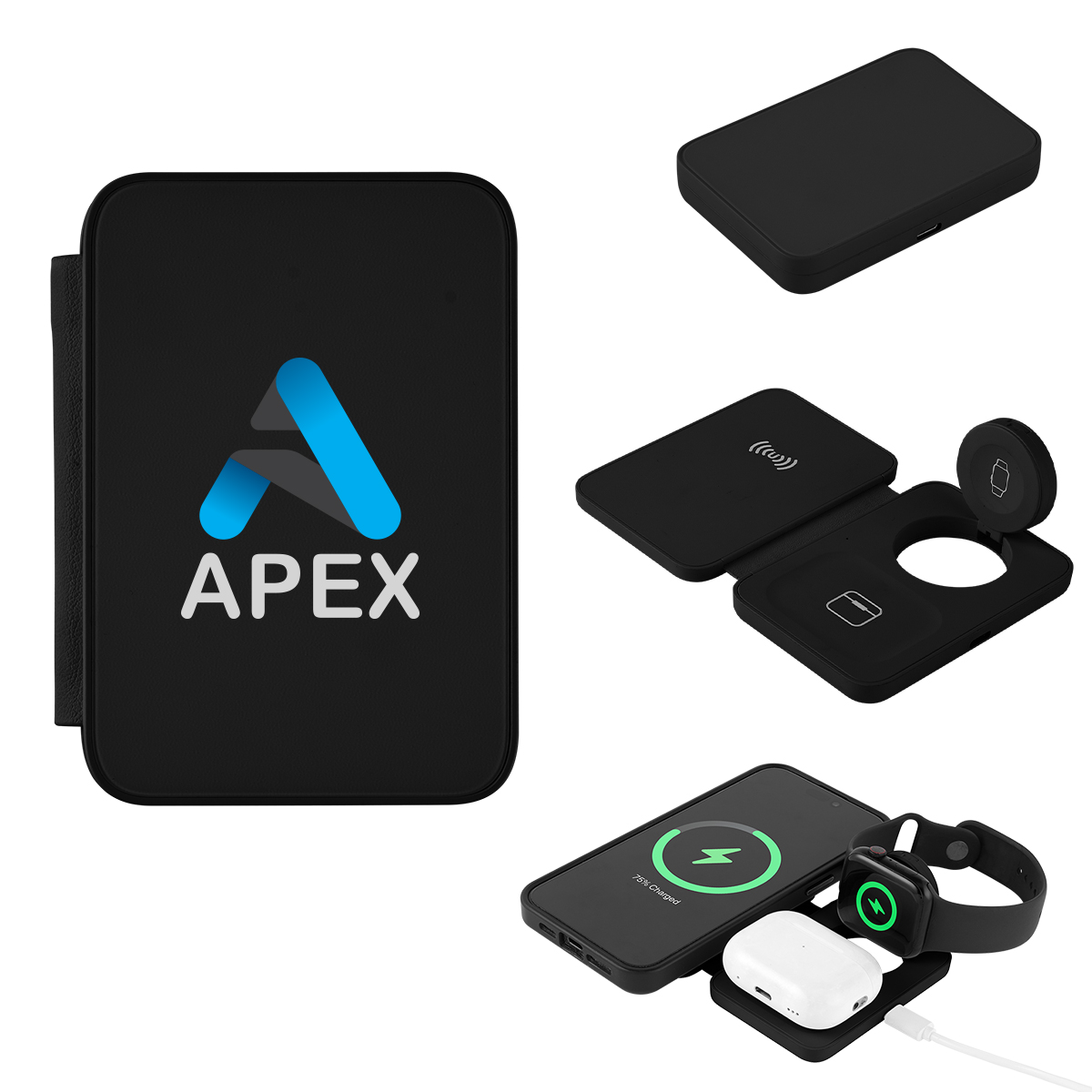 Flip & Fold Wireless Multi-charger 1