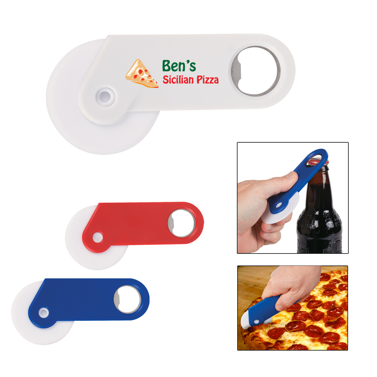 Pizza Cutter With Bottle Opener 1