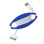 Cord Wrap/earphone Organizer - 2067 BLU Inuse Blank Cord Wrap/earphone Organizer - 2067 BLU Inuse Blank