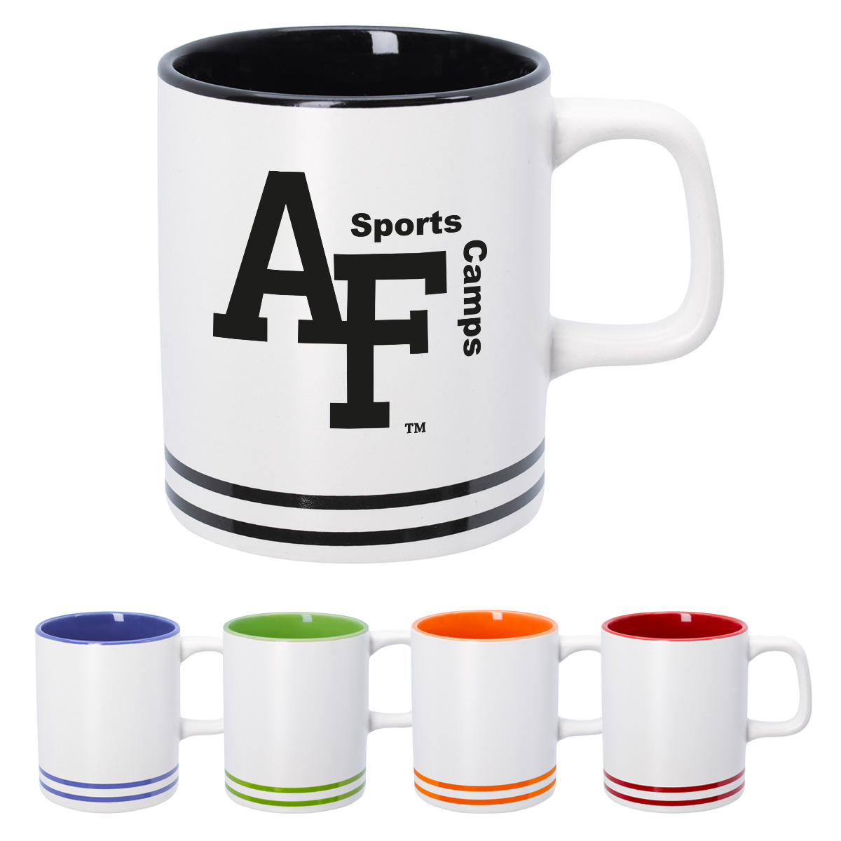 10 Oz. Lacrosse Ceramic Mug 1