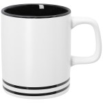 10 Oz. Lacrosse Ceramic Mug - 7190 WHTBLK 10 Oz. Lacrosse Ceramic Mug - 7190 WHTBLK