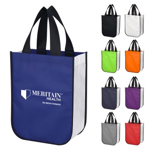 Lola Laminated Non-woven Shopper Tote Bag 1 Lola Laminated Non-woven Shopper Tote Bag 1