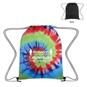 Tie-dye Drawstring Bag 1 Tie-dye Drawstring Bag 1