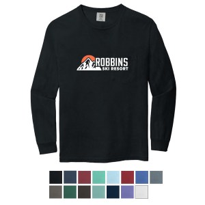 Garment-dyed Heavyweight Long Sleeve Pocket T-shirt 1 Garment-dyed Heavyweight Long Sleeve Pocket T-shirt 1
