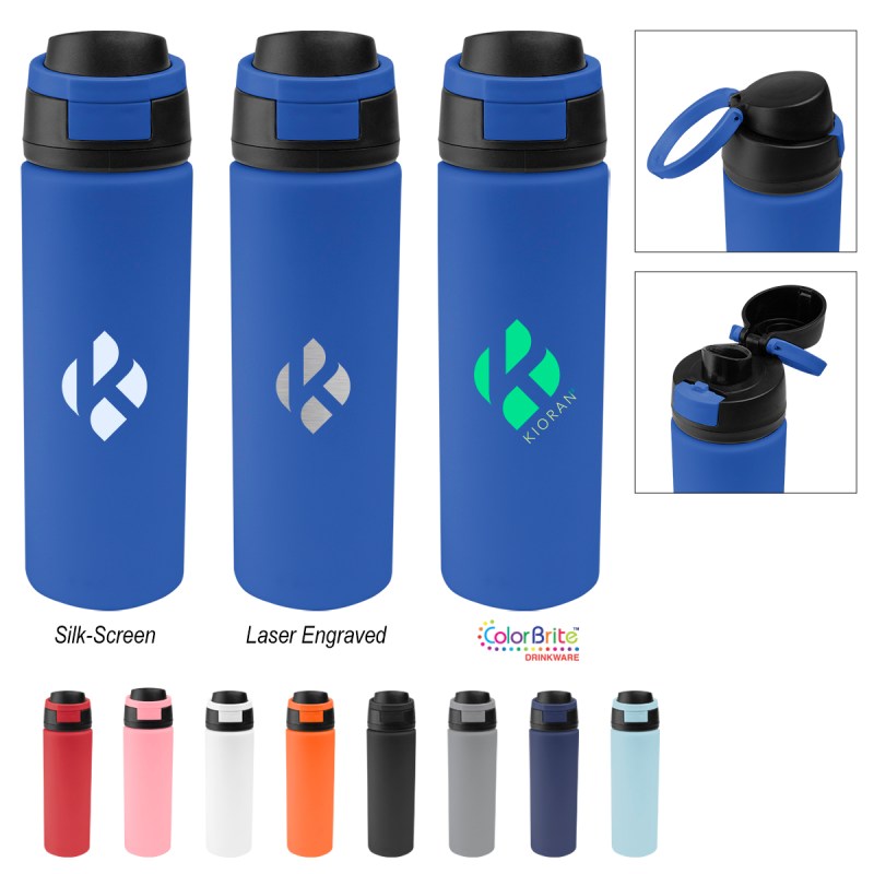 24 Oz. Pop Sip Recycled Stainless Steel Bottle 1 24 Oz. Pop Sip Recycled Stainless Steel Bottle 1