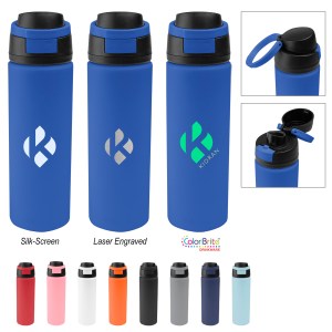 24 Oz. Pop Sip Recycled Stainless Steel Bottle 1 24 Oz. Pop Sip Recycled Stainless Steel Bottle 1
