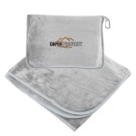 En Route Rpet Travel Blanket With Trolley Pillow Pouch - 8084 GRA Embroidery En Route Rpet Travel Blanket With Trolley Pillow Pouch - 8084 GRA Embroidery