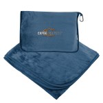 En Route Rpet Travel Blanket With Trolley Pillow Pouch - 8084 NAV Embroidery En Route Rpet Travel Blanket With Trolley Pillow Pouch - 8084 NAV Embroidery