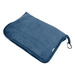 En Route Rpet Travel Blanket With Trolley Pillow Pouch - 8084 NAV Angle En Route Rpet Travel Blanket With Trolley Pillow Pouch - 8084 NAV Angle