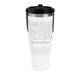 40 Oz. Full Laser Peak Intrepid Recycled Stainless Steel Tumbler - 501640 WHT Laser 40 Oz. Full Laser Peak Intrepid Recycled Stainless Steel Tumbler - 501640 WHT Laser
