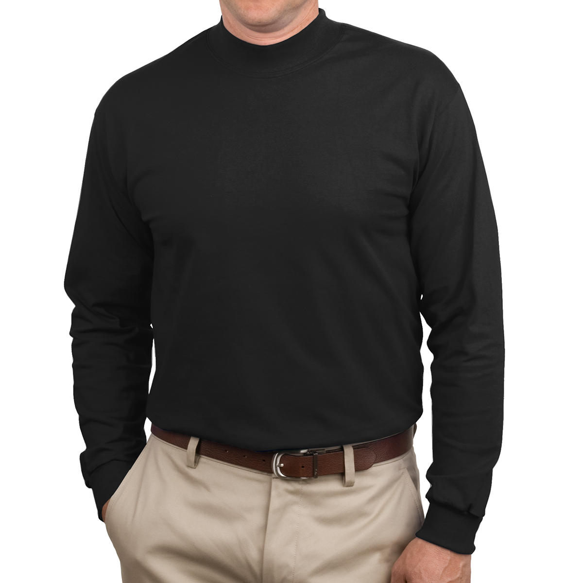 Port & Company® Essential Mock Turtleneck 1
